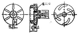 送漿泵葉輪結(jié)構(gòu)示意圖