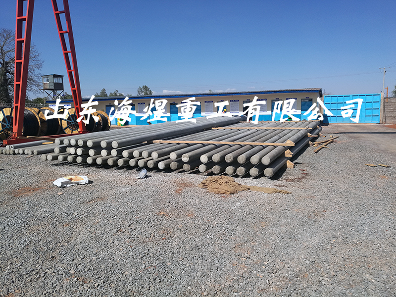 中交機(jī)電肯尼亞電桿生產(chǎn)線